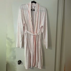 Lake Pima cotton robe, never worn! NWOT. Pink, lightweight. Size L